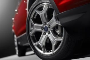 2017 Ford Escape Titanium with Optional 19-inch Alloy Wheels